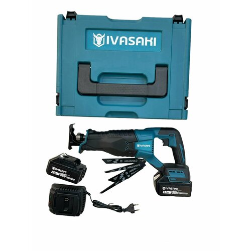 Пила сабельная аккумуляторная IVASAKI DJR184 с 4 пилками 18В 1300000₽
