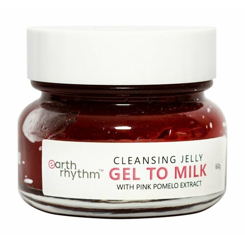 Очищающее желе для лица с экстрактом розового помело Earth Rhythm Gel To Milk Cleanser Pink Pomelo 1894₽