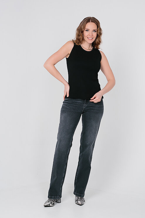 Джинсы широкие 