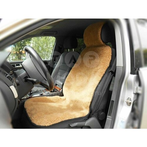 Накидка на сиденье натуральная овечья шерсть Tap Moda 55 х 143 см 1 шт. коричневая TAP MODA 116 коричневая | цена за 1 шт