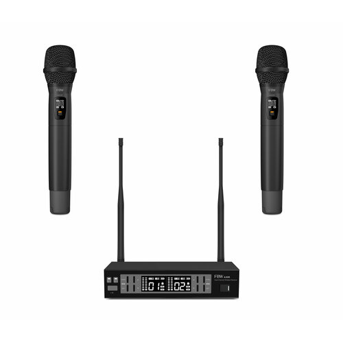 FBW A2S-VOCAL1 радиосистема комплект из приёмника A20R и двух ручных передатчиков A101HT 512-562МГц FM-модуляция 21030мВт 3 уровня Squelch индикация батареи 50Гц-15кГц 2162600₽