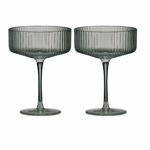 Набор бокалов для коктейля серый 025л 2шт 3045₽