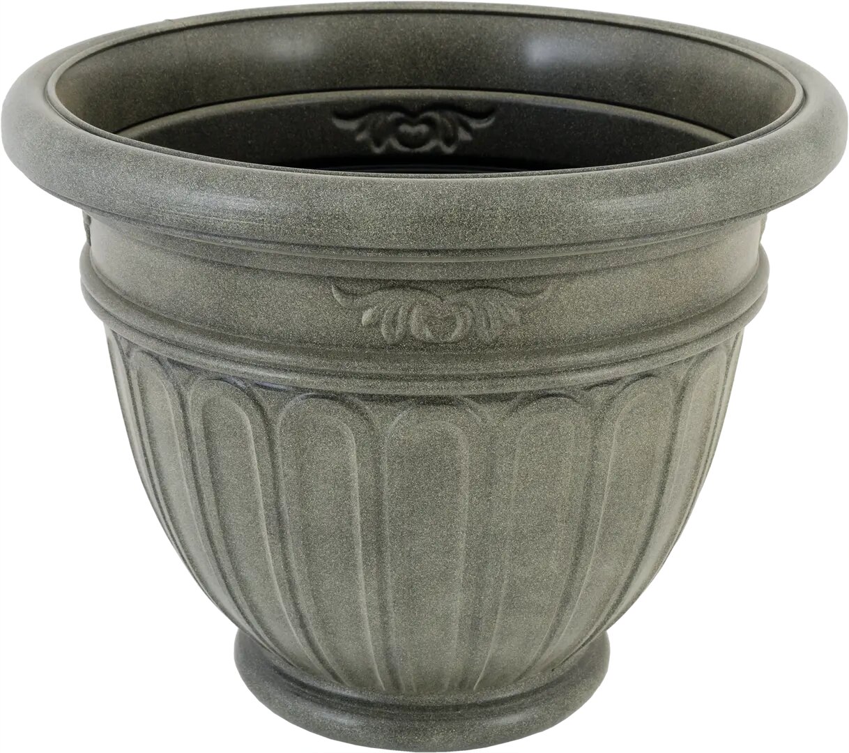 фото Горшок-кашпо цветочный Тек. А. Тек Istria 45 h40 см v40 л пластик фисташка