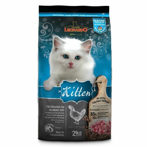 Leonardo корм для котят всех пород, птица 2 кг