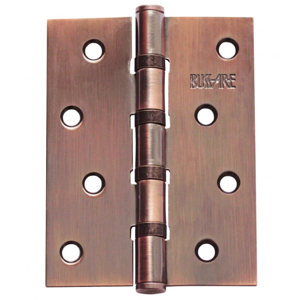 Петля дверная Bussare B020-C 100x75x2,5-4BB-1AC (Античная медь)