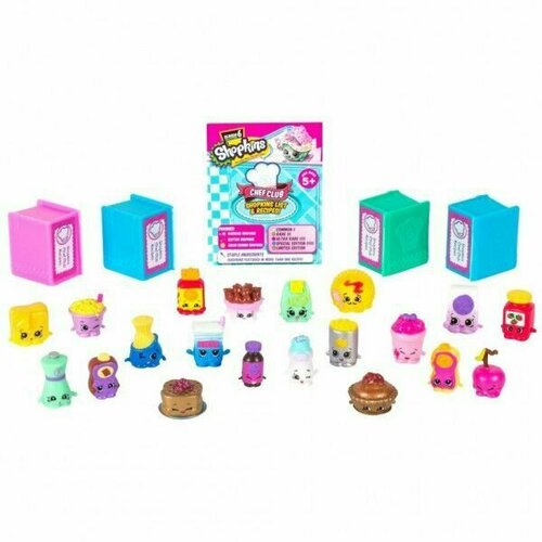 Shopkins фигурки Кулинарный клуб Shopkins, уп.20шт. Товар уцененный