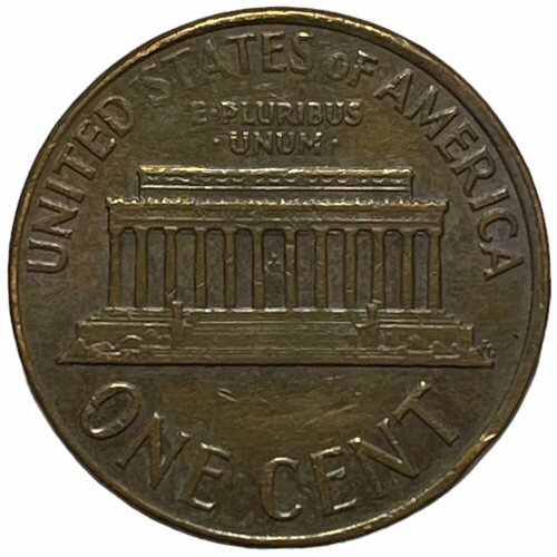 США 1 цент 1968 г. (Memorial Cent, Линкольн) (Лот №2) сша 1 цент 1968 г memorial cent линкольн лот 2