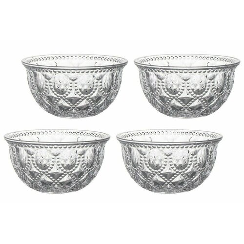 Набор салатников Dubai прозрачный 04 л 4 шт WD Lifestyle 2054₽