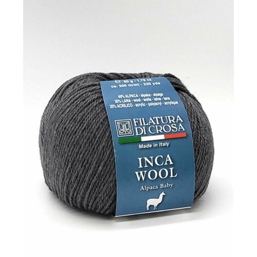 фото 5 мотков пряжа filatura di crosa inca wool 40% беби альпака, 35% шерсть, 25% полиакрил 50 гр. - 200 м. цвет 11