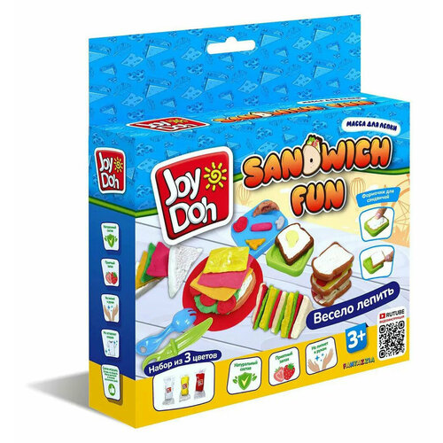 Набор для лепки Joy Doh Sand-60 Веселый завтрак
