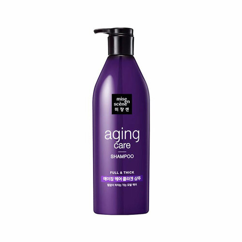 Mise En Scene Aging Care Shampoo Коллагеновый шампунь для силы волос