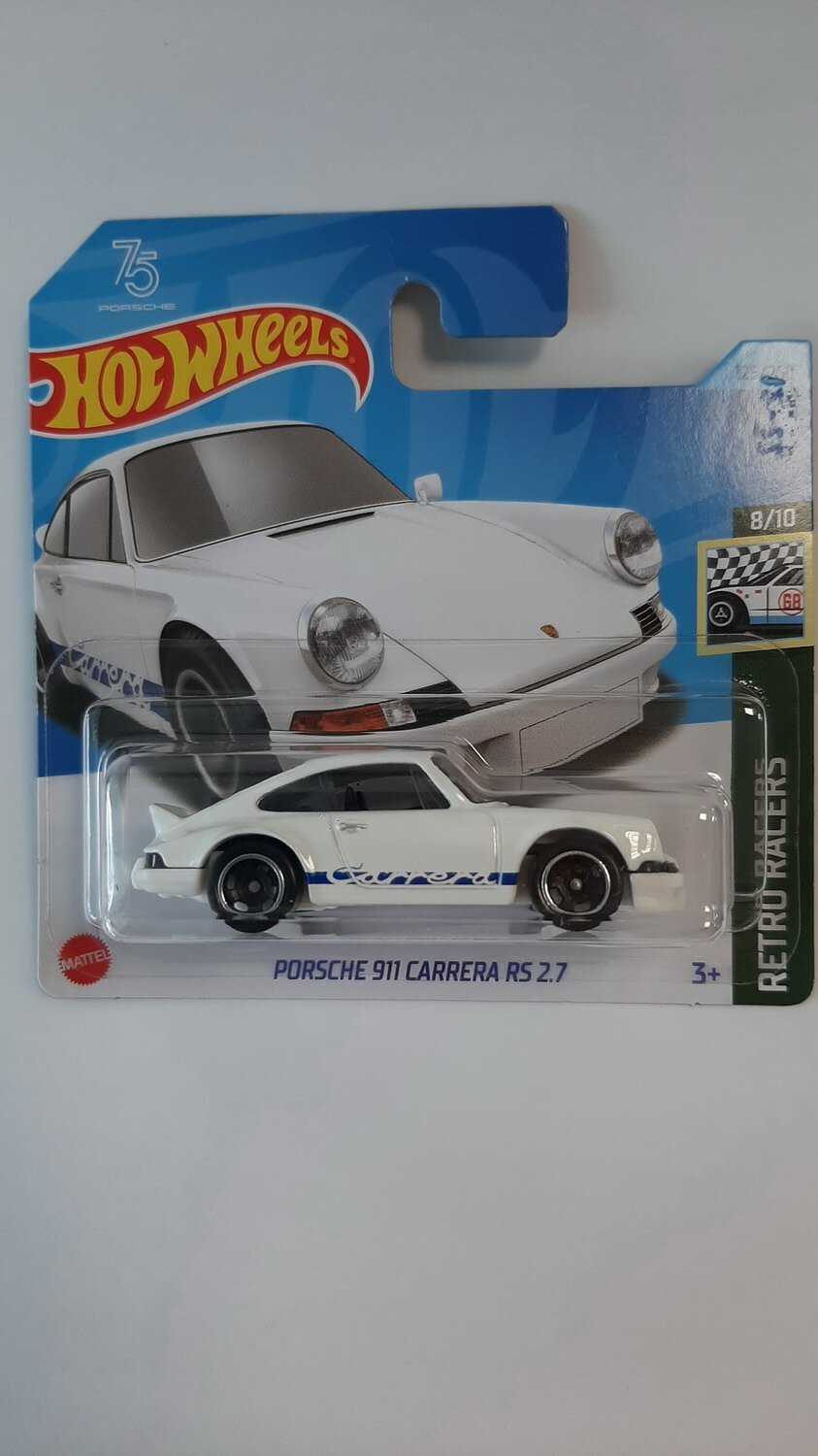 Машинка коллекционная Hot Wheels PORSCHE 911 CARRERA RS 2,7 5785/N3758/C4982/N2799/11