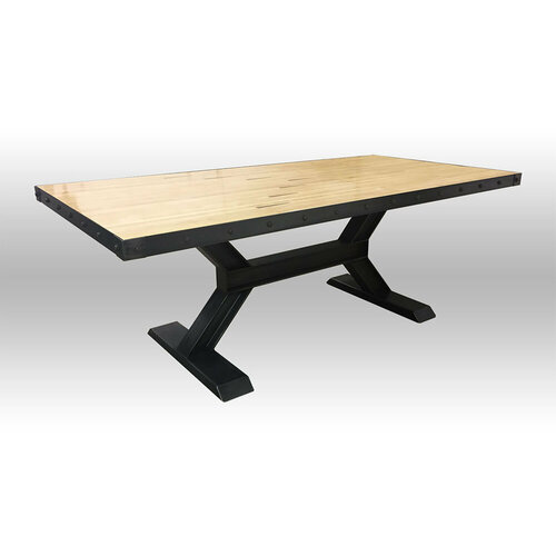 Обеденный стол в промышленном стиле, современный дизайн стола 220*100 см Борти-2