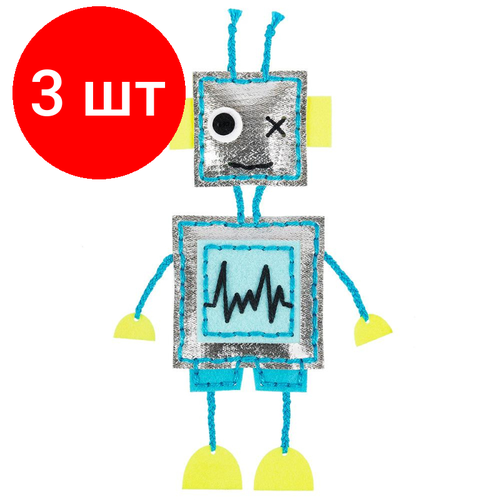 фото Комплект 3 наб, набор для шитья игрушки miadolla робот, kd-0337