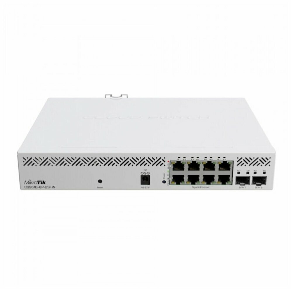 Коммутатор Mikrotik CSS610-8P-2S+IN