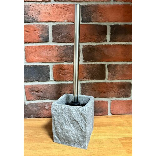 Ершик для унитаза туалета напольный серый камень 1836₽