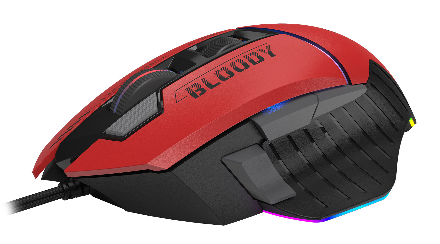 Мышь A4Tech Bloody W95 Max Sports, красный/черный (w95 max sports red) - фото №13