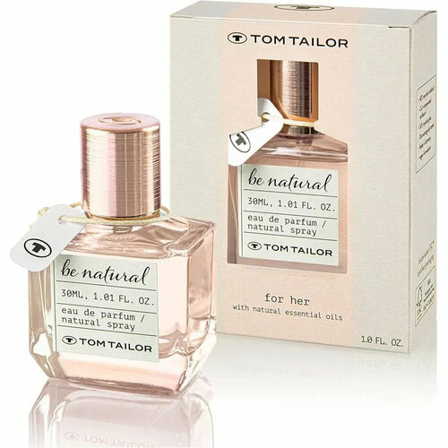 Tom Tailor Be Natural for Her парфюмерная вода 30 мл для женщин толстовка tom tailor для мальчиков серо черная размер 140