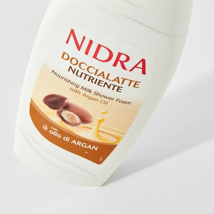 Пена-молочко для душа Nidra питательная с аргановым маслом 250 мл - фото №8