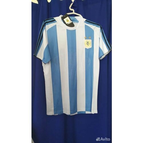 argentina adidas размер xl русский 52 форма майка шорты сборной аргентины по футболу голубая месси messi ARGENTINA размер 3XL ( русский 52 ) форма ( майка + шорты ) сборной Аргентины по футболу Голубая Месси Messi