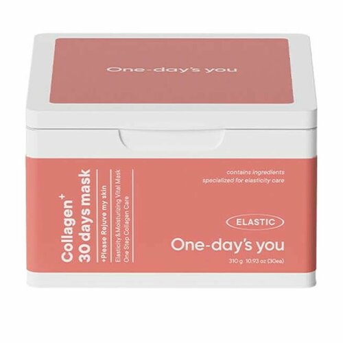 ONE-DAYS YOU Набор укрепляющих тканевых масок для лица Collagen 30 Days Mask