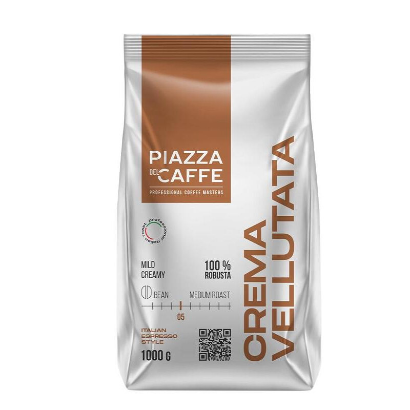 Кофе в зернах Jardin Piazza del Caffe Crema Vellutata, 1 кг (Жардин)