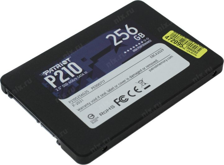 SSD накопитель PATRIOT P210 256ГБ, 2.5", SATA III - фото №19