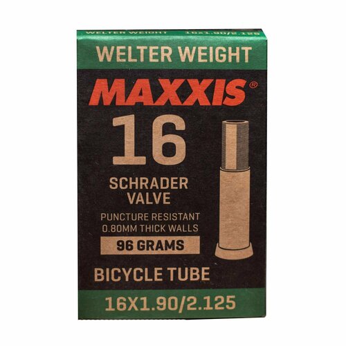 Камера Maxxis Welter Weight 2021 16x1.90/2.125 Schrader камера maxxis welter weight 2021 700x35 45c schrader