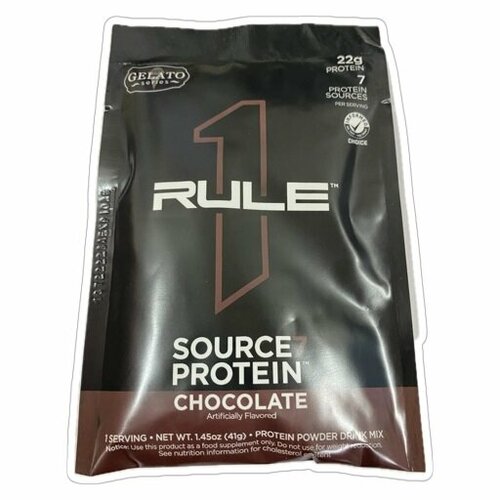 now foods pea protein гороховый протеин без вкуса порошок 907 г inna marka Rule One R1 SOURCE7, Саше 41 гр (шоколад)