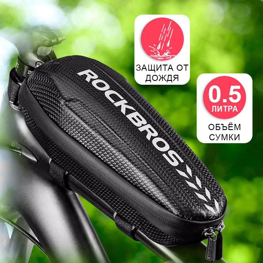 фото Велосумка на раму 22x7.6x6.8см Rockbros