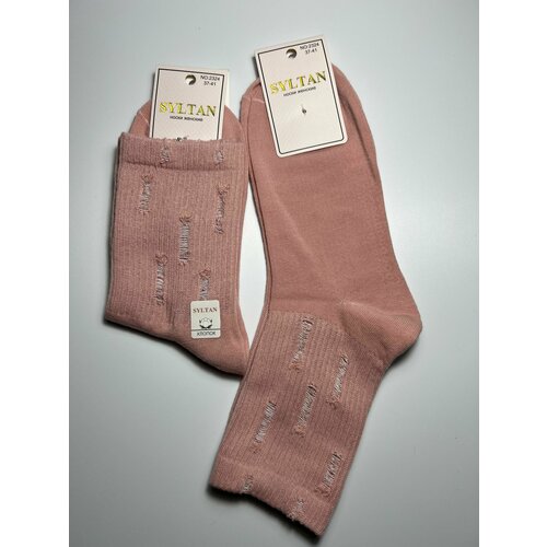 Носки Turkan, размер 36-41, пыльная роза носки turkan размер 37 41 розовый мультиколор пыльная роза