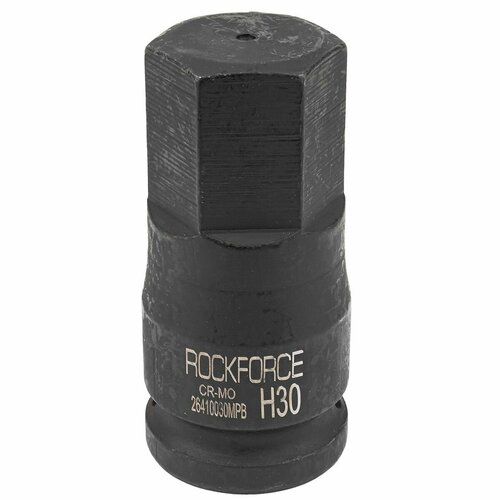 Головка-бита ударная 6-гранная 30мм, 3/4' RockForce RF-26410030MPB