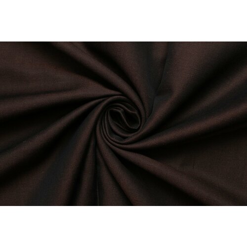 Ткань Лен-хлопок коричнево-бежевая диагональ, ш152см, 0,5 м