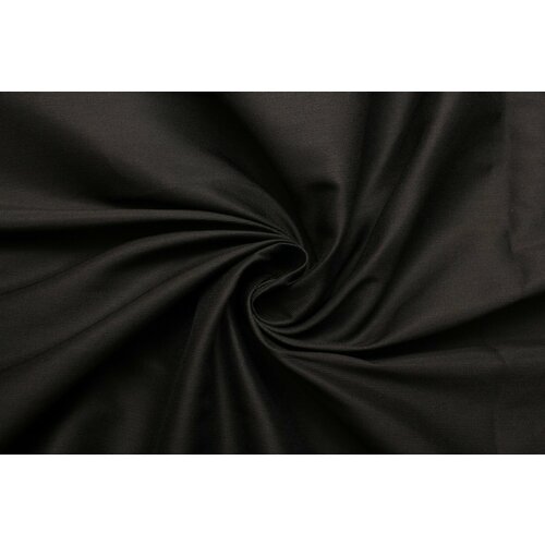 Ткань костюмная чёрная репсовая, ш144см, 0,5 м