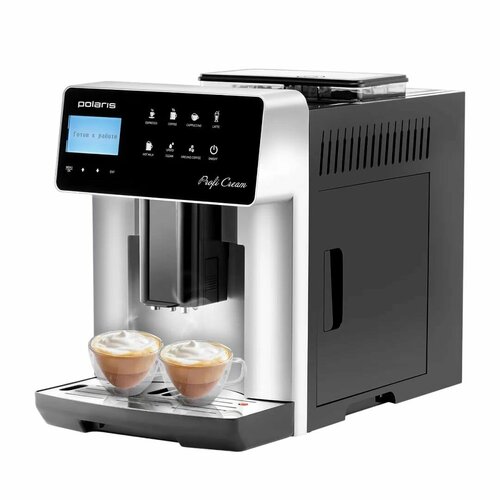 Кофемашина автоматическая Polaris PACM 2055AC серебристая черная 4200000₽