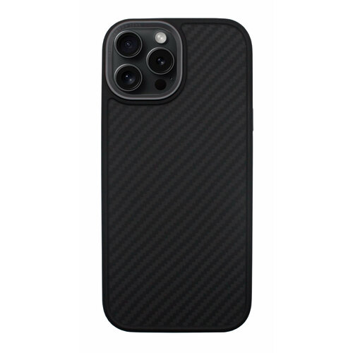 Чехол-накладка Comma Kevlar Series Magnetic Case для iPhone 15 Pro, черный чехол накладка comma crystal series magnetic case для iphone 15 pro max цвет clear