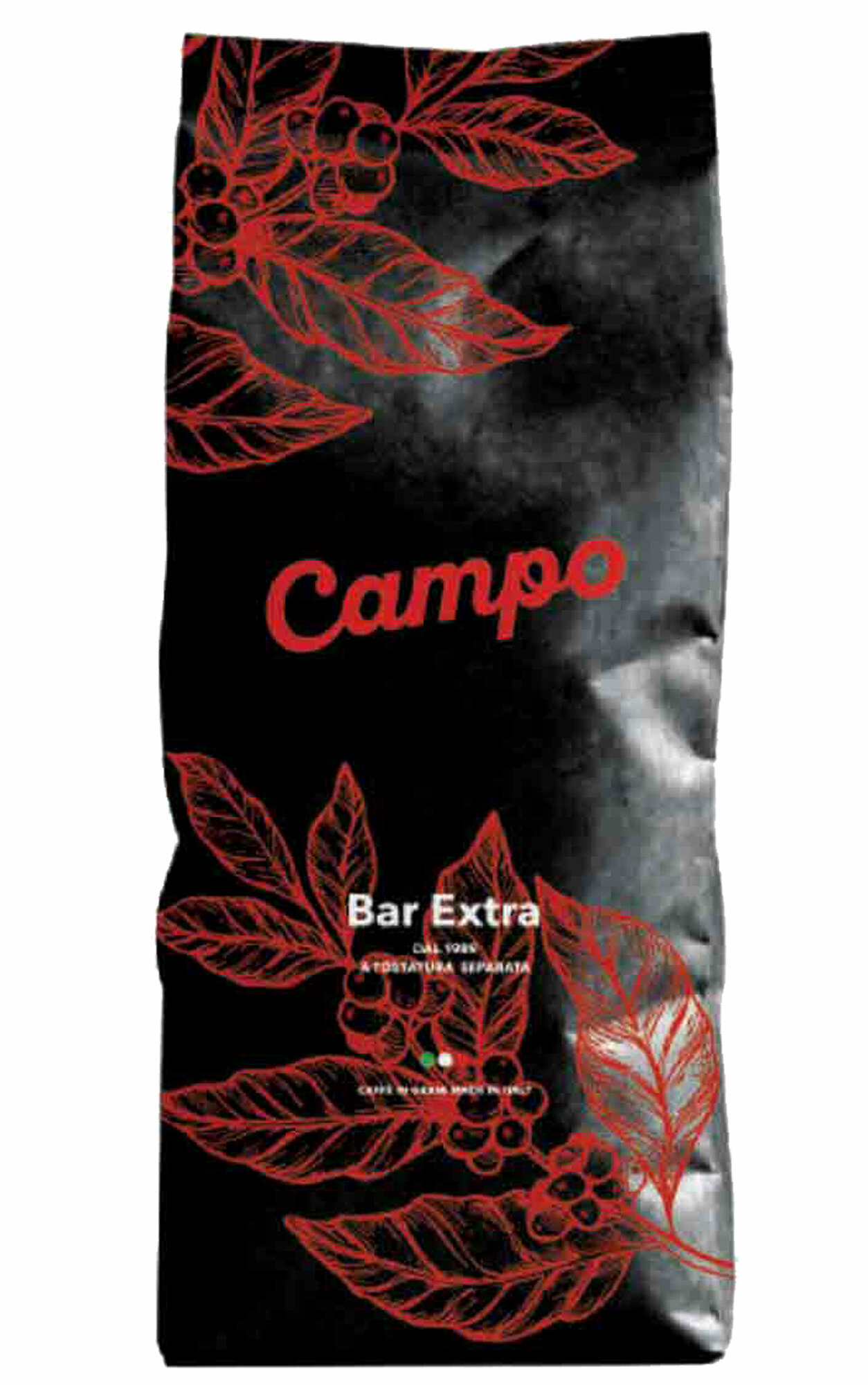 Кофе эспрессо в зернах CAMPO BAR EXTRA/ 20% арабика 80% робуста/ 1000gr