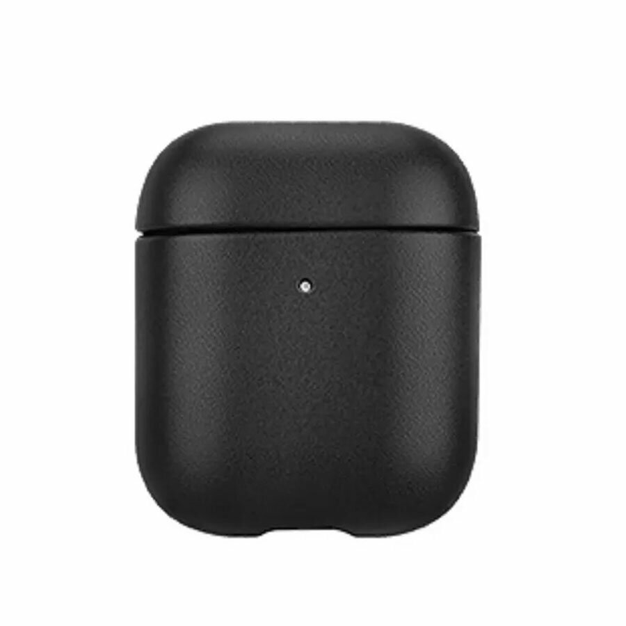 Чехол Leather Case K-DOO Lux Craft+ для Airpods 1/2, черный (3)