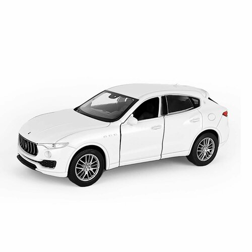 Машинка WELLY 1:32 Maserati Levante Жемчужный пруж. мех. машинка funky toys die cast бугатти инерционная открываются двери синяя m 1 32 ft61304