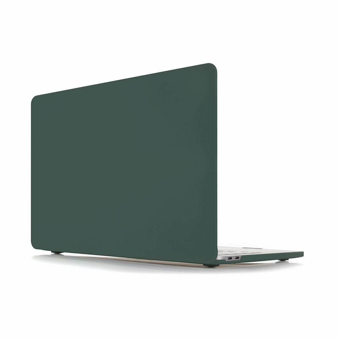 Чехол для ноутбука "vlp" Plastic Case для MacBook Pro 16" 2019-2020, темно-зеленый