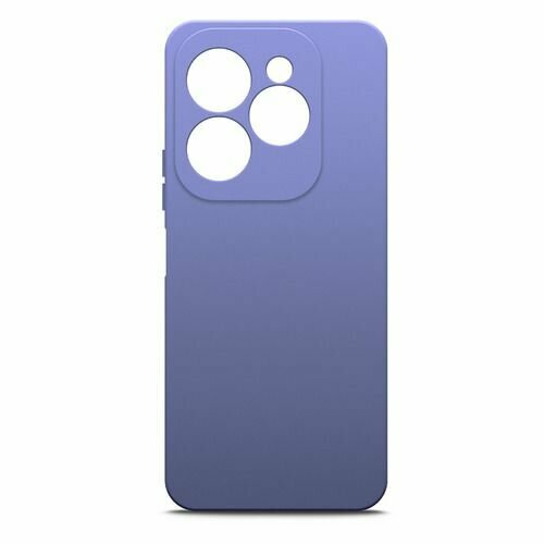 Чехол (клип-кейс) BORASCO 72662, для Infinix Hot 40i/Smart 8/8 Plus/8 Pro, лавандовый смартфон infinix hot 40i 8 256 гб голубой