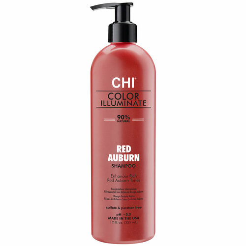 Шампунь для восстановления и оживления цвета волос Chi Color Illuminate Shampoo Red Auburn, 355 мл