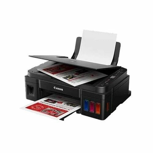 МФУ струйный Canon Pixma G3410 цветная печать, A4, с СНПЧ, цвет черный [2315c009] — фото 1