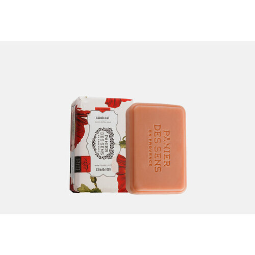 Мыло Panier des Sens AUTHENTIC Soap Red poppies / вес 200 мл мдп крымское натуральное мыло на оливковом масле винное 2020 100г