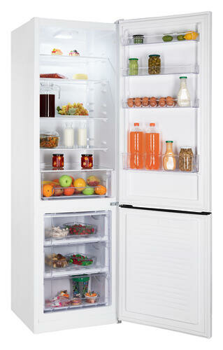 Холодильник с морозильником Nordfrost NRB 134 W белый