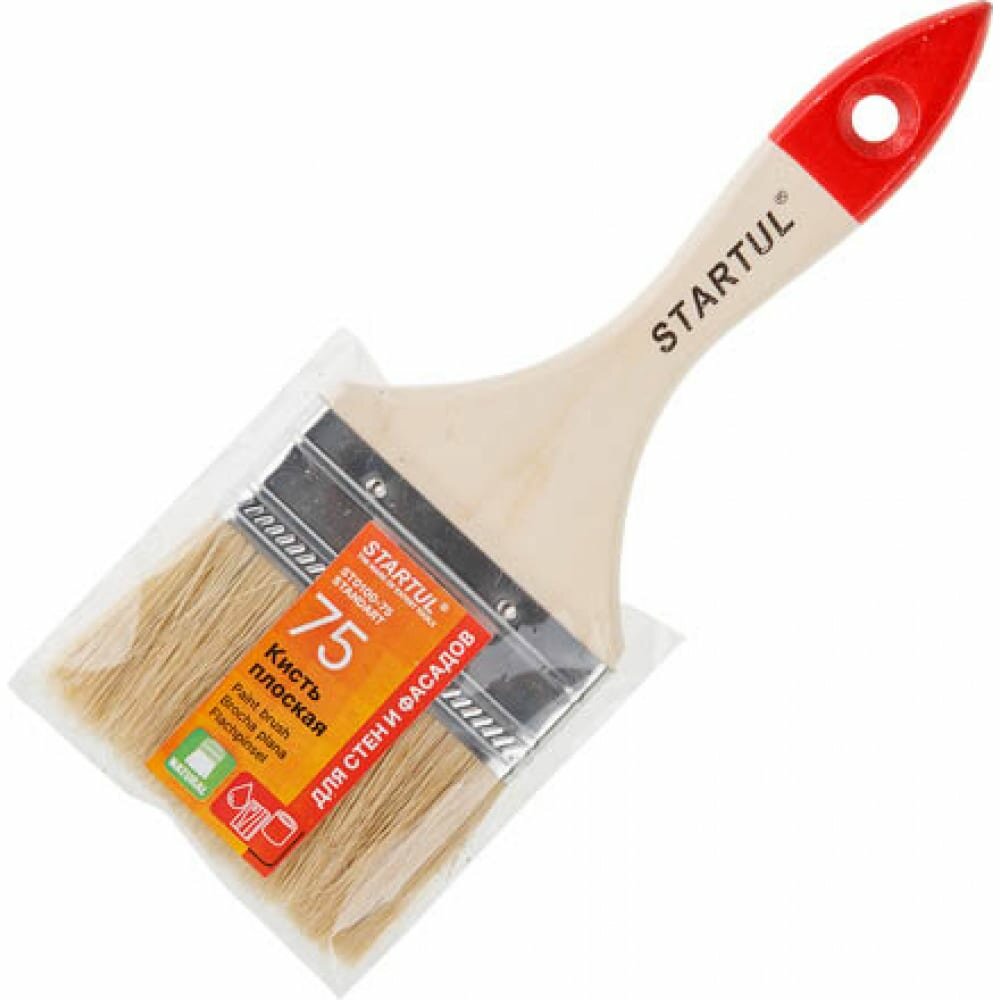 Кисть плоская STARTUL Standart+ 75 мм (ST0100-75) — фото 1