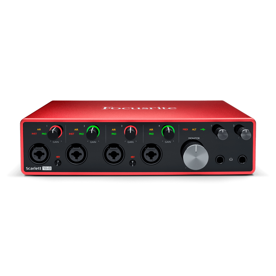 Внешняя звуковая карта Focusrite Scarlett 18i8 3rd Gen