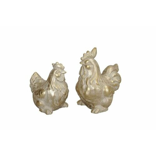 Декор Золотой ПетухКурица в ассортименте 19x11x19см 12x10x15см 2100₽