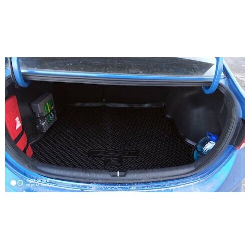 Коврик в багажник резиновый для Хендай Солярис 2017- седан оригинал арт R8570H5001 1700₽