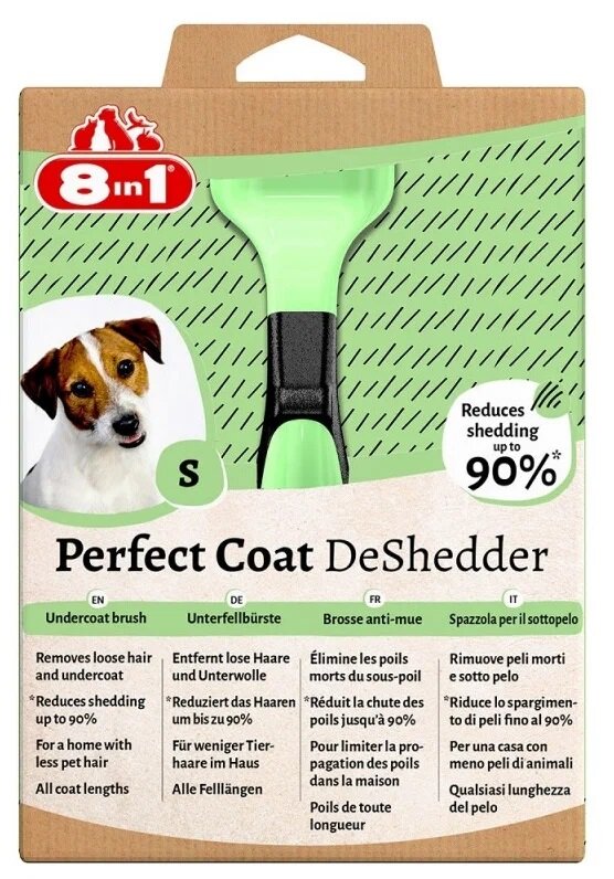 Дешеддер 8in1 Perfect Coat для собак мелких пород, размер S